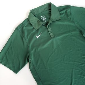 Nike Dri-Fit Polo Mens S Small Green Golf